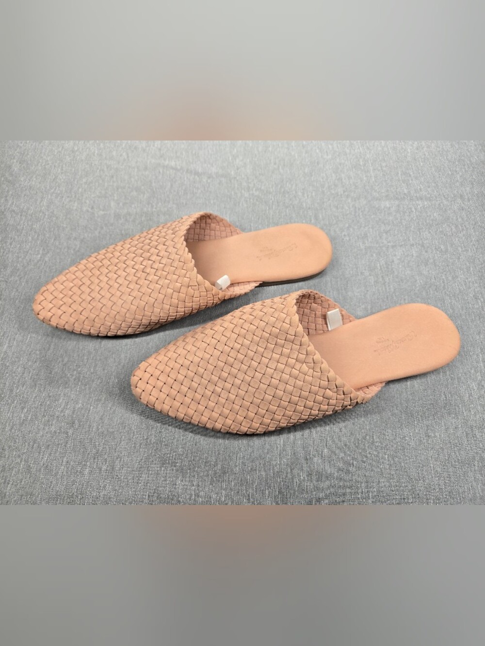 Universal Thread Woven Slip-On Mules in Blush